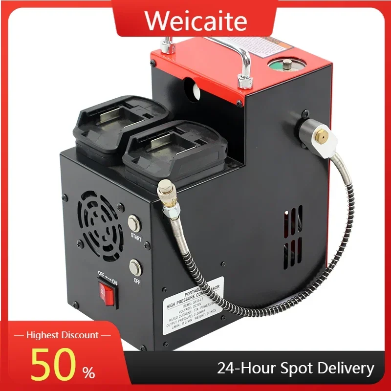 2024NEW E-L3 4500psi 18V/110v/220v  Portable Lithium Battery Compressor for Diving for High Pressure Ai