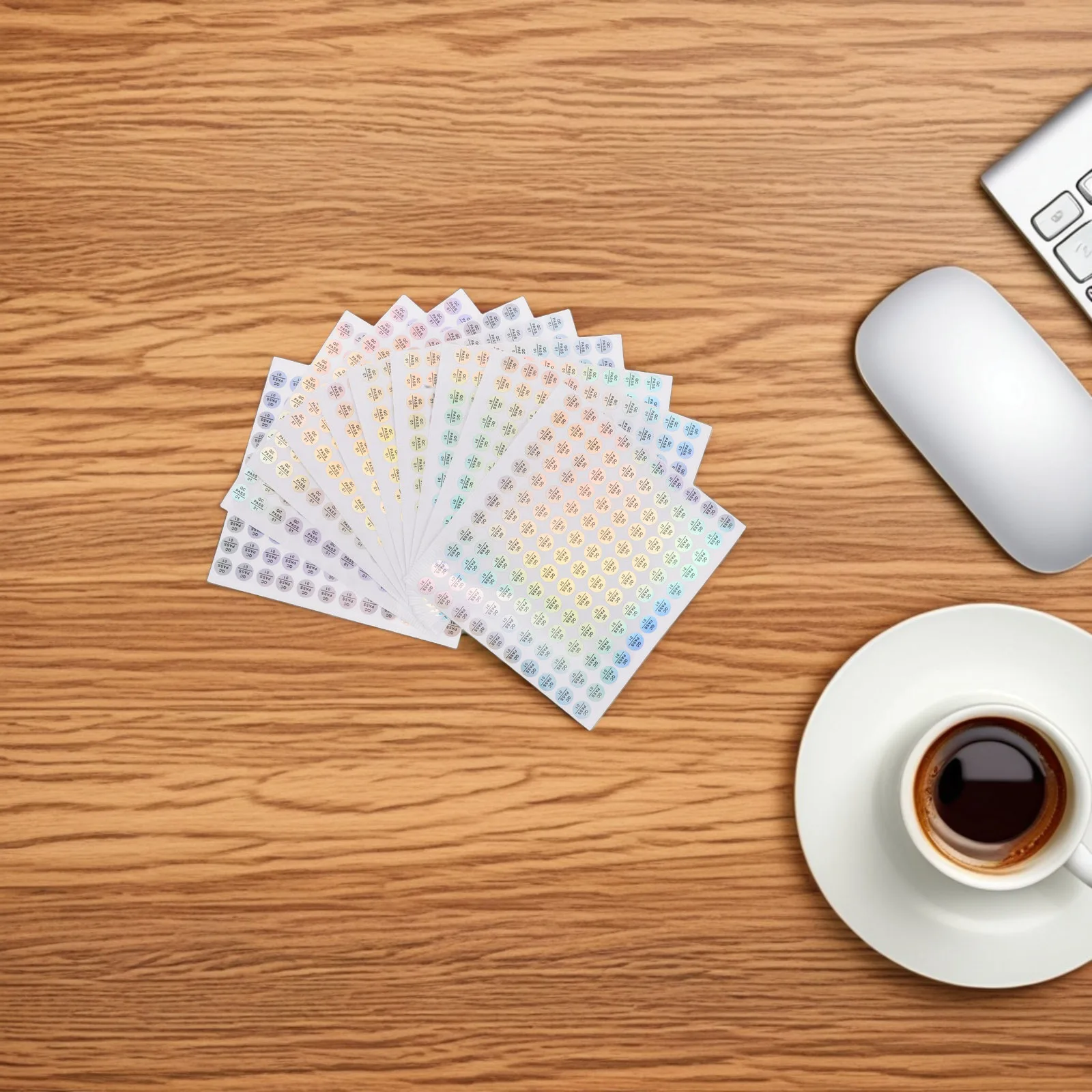 

10-листые наклейки Qc Pass, зеленые наклейки с контролем качества, одобренные этикетки, проверка с защитой от несанкционированного вскрытия, прошедшие уплотнения, продукт