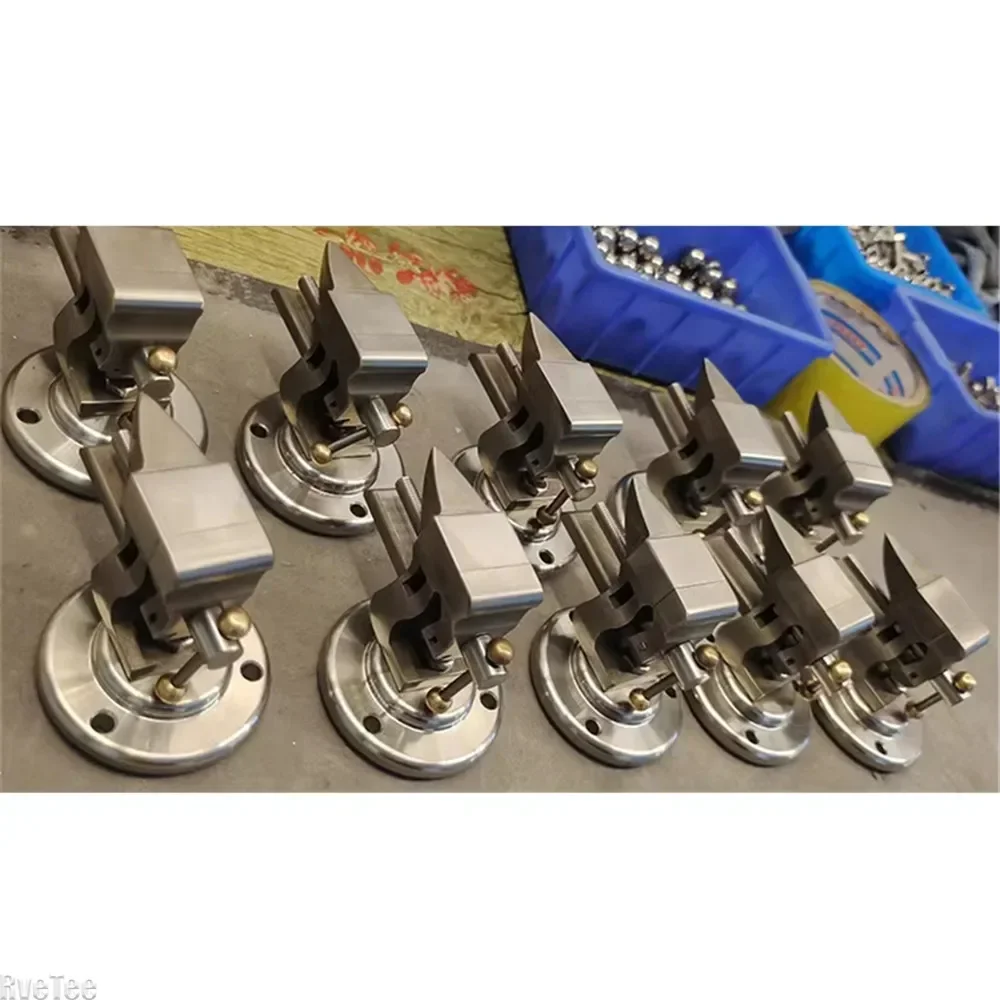 Mini 304 Stainless Steel Bench Pliers With 1 Inch anvil Adjustable Desktop Clamp with Swivel Base DIY Handmade Watch Repair Tool