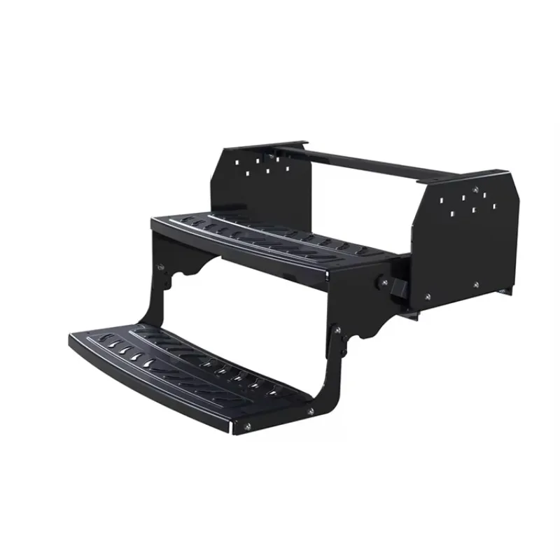 Wholesale Price Heavy Truck Saloon Car Parts Trailer Off-Road RV Double Step with Black Color
