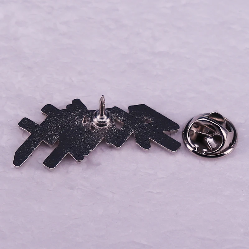 American DJ and Record Producer Symbol Badge Enamel Pin Music Jewelry