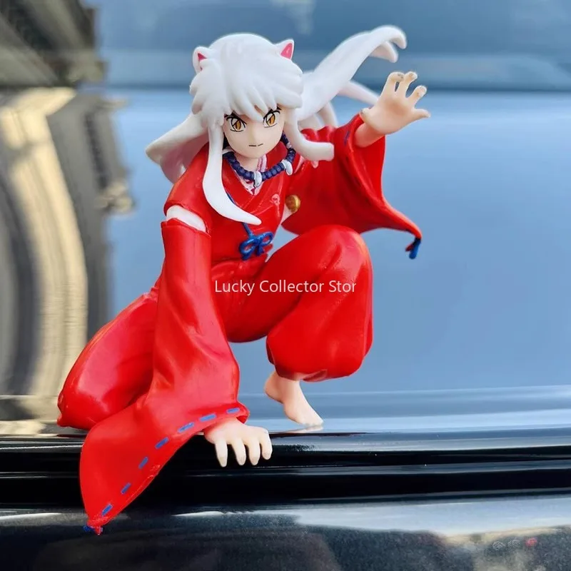 Japanische Anime Inuyasha Sesshomaru Figur Cartoon Puppe Modell Auto Innen Dekoration Ornamente Spielzeug Sammlung Geschenk Spot