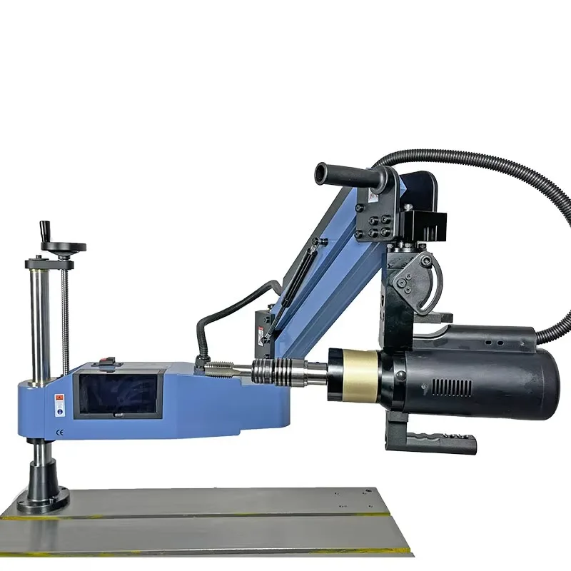 

M16 M24 M36 Industrial Flex Arm CNC Auto Pipe Nut Hand Drill Servo Electric Tapping Machine for Metal Tapping Screw Threading