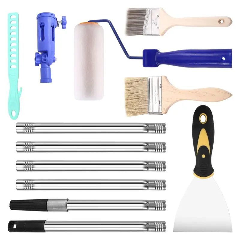 

Свежий многоугольный удлинитель кисти для краски Удлинительное устройство для покраски Съемный удлинитель для высокого потолка