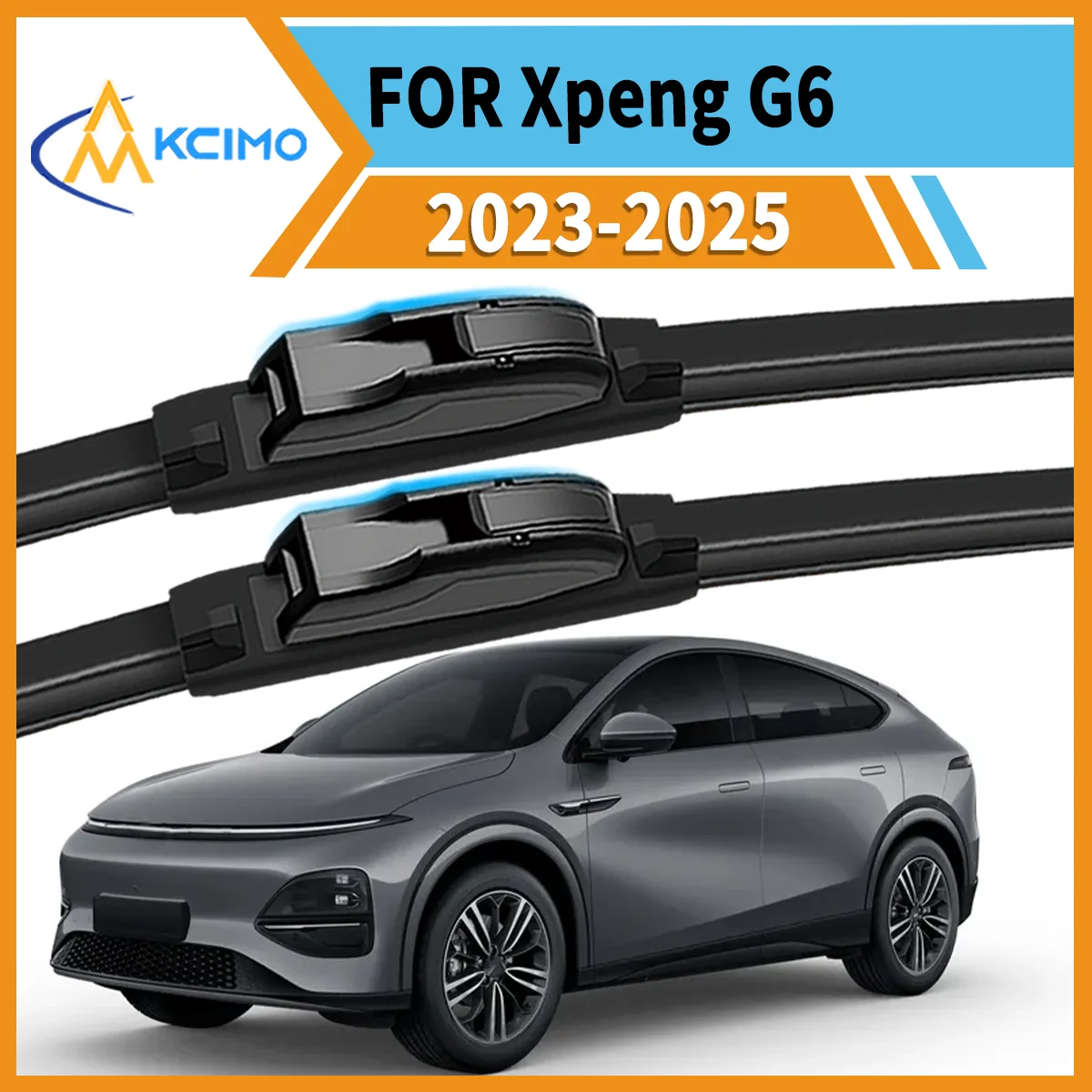 

Max Visibility Max Safety 2PCS Wiper Blades for Xpeng G6 2023-2025 All-Season Performance Easy Install Durable Rubber