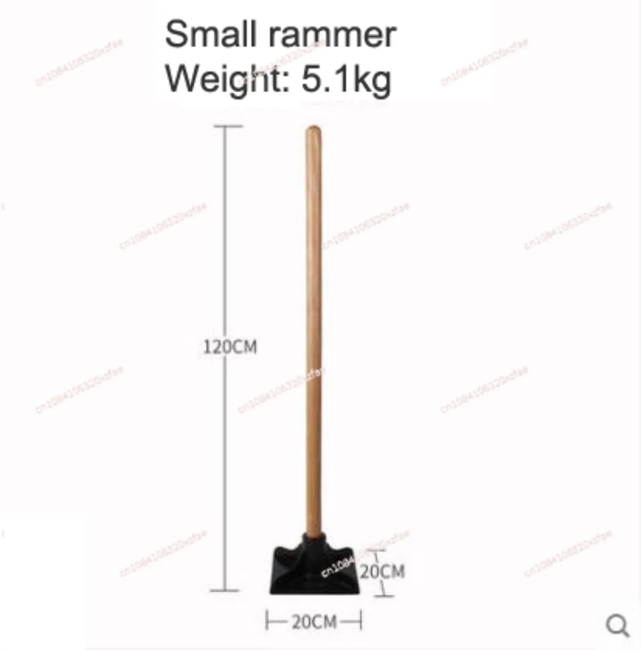 Ground Compaction Flat Ground Digging Tree Roots Rock Drilling Rammer Ramming Plate Tool Heavy-duty Rammed-based Agricultural