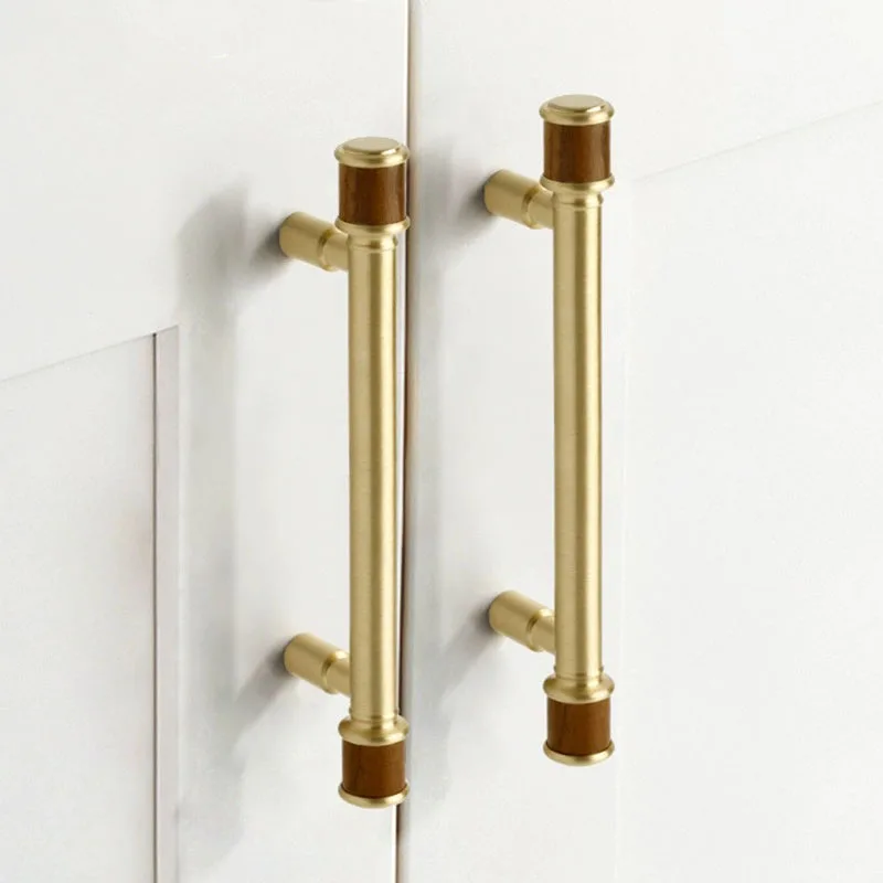 puxador-de-armario-de-latao-com-acessorio-de-madeira-novo-guarda-roupa-puxador-de-gaveta-moveis-nordicos-puxadores-de-barra-com-madeira-de-nogueira