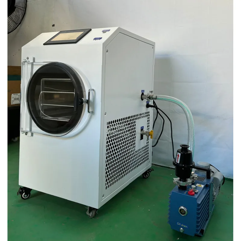 

Intelligent Touch Screen Food Vacuum Drying Hine Dried Fruit Dry Equipment Mini Home Freeze Dryer For Sale