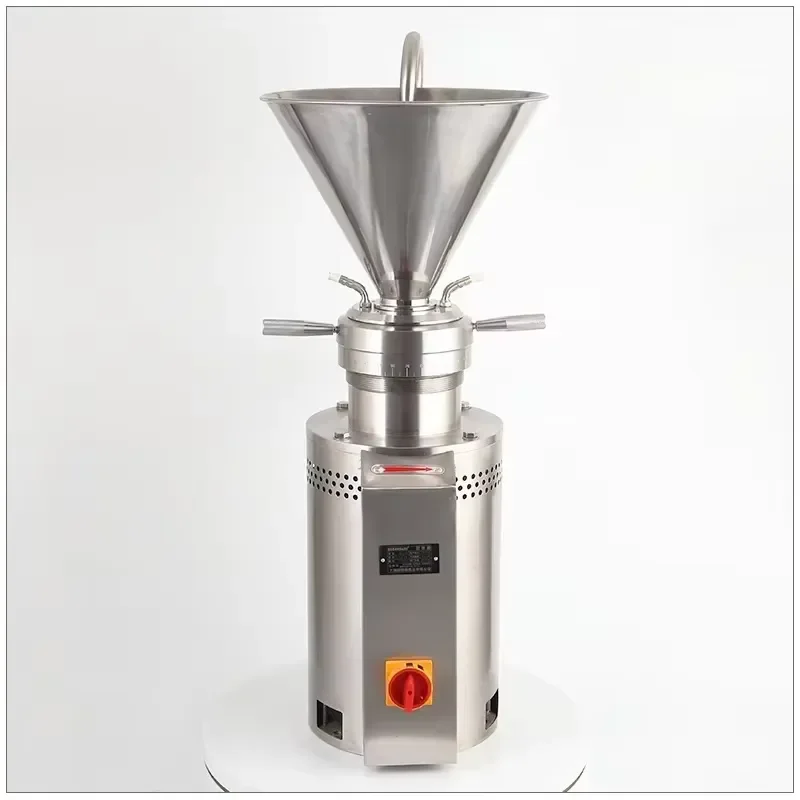 Commercial Chilli Paste Wet Grinding Machine Vertical Sesame Peanut Butter Colloid Mill for Food Processing