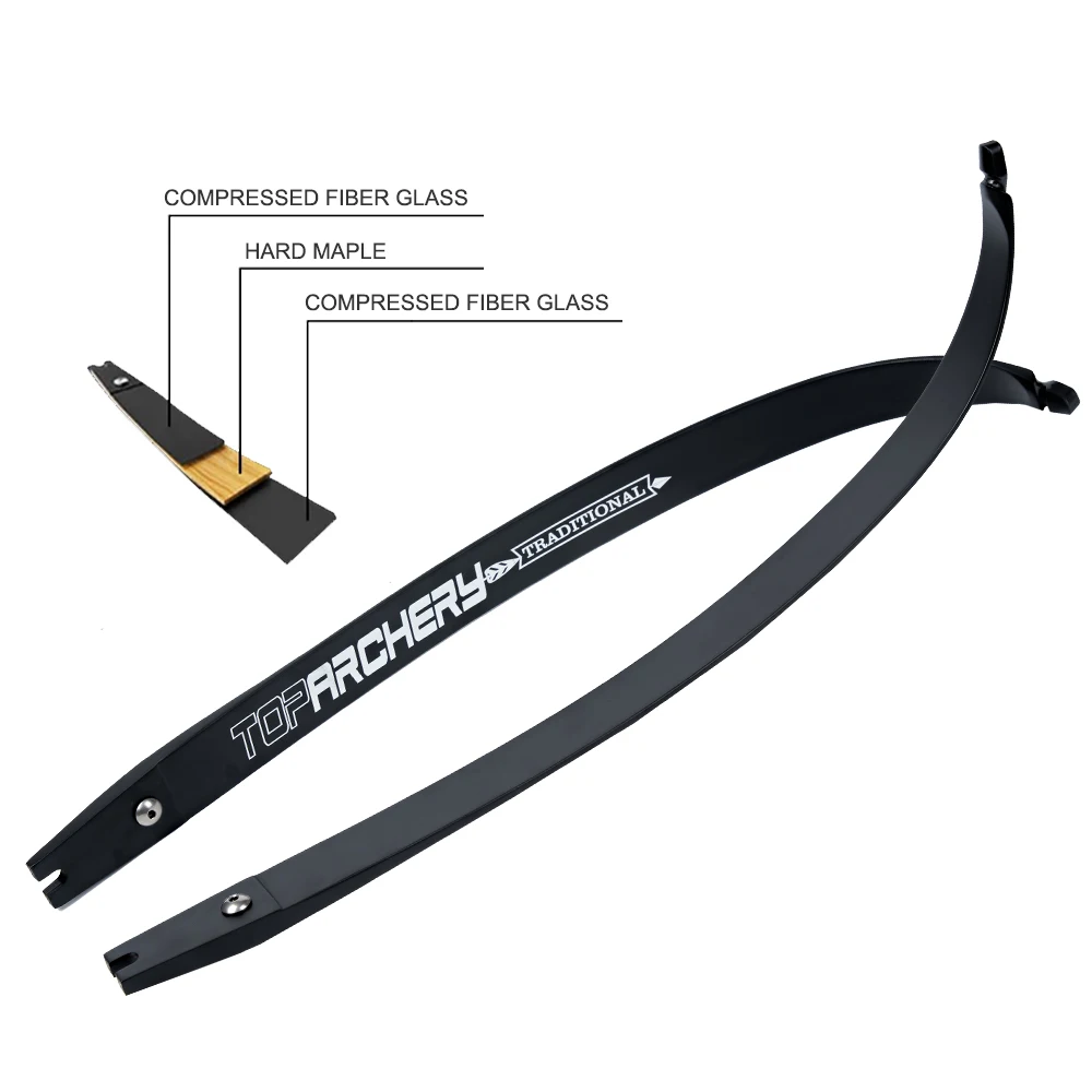 Toparchery 1 Pair ILF Bow limbs 25-60lbs Bow Piece For Right Hand Takedown Hunting Bow Shooting Accessories