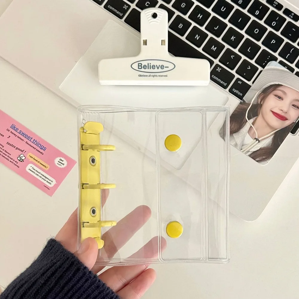 

Double Button 3 Inch Photo Album Cover Mini a8 Mini Picture Case Cover Portable INS Style 3 Inch Card Album Cover