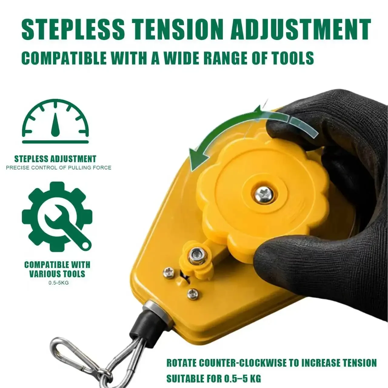 0.5-5KG L-I Screwdriver Electric Screwdriver Spring Hook Telescopic Extender Tension Balancer Air Screwdriver Hanging Tensioner