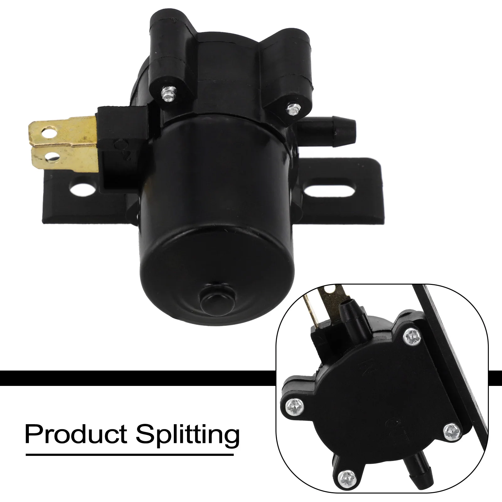 

12V Automotive Windscreen Washer Pump Replacement Compatible with Multiple Car Models Efficient Windshield Cleaning Pump