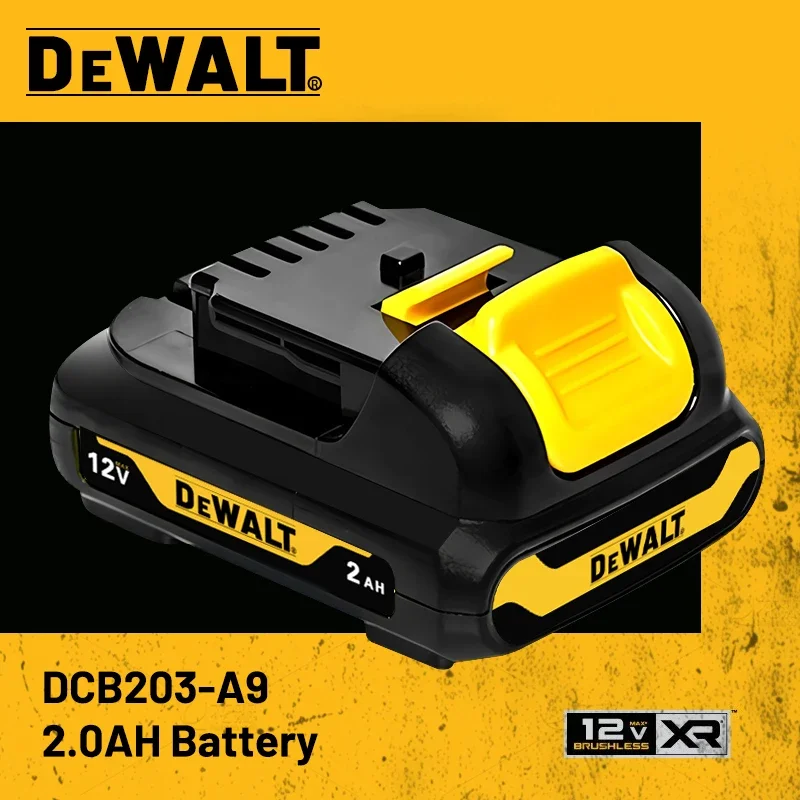 Original DEWALT wireless charging lithium-ion battery, DCB120, 12V2.0Ah battery, DCB124, DW089LG, DCD701F2 power tool