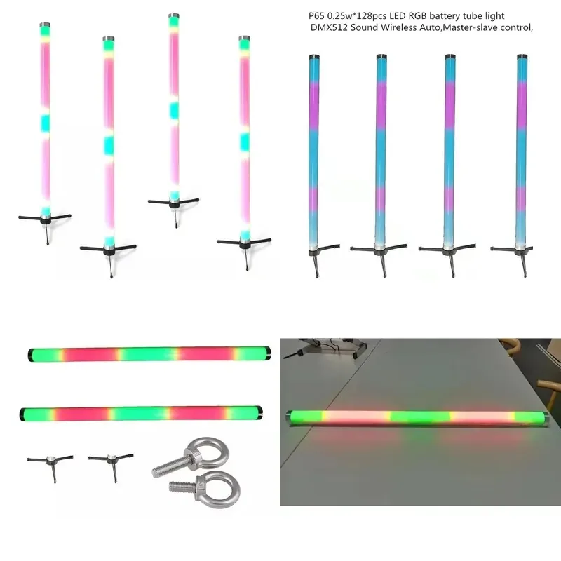 360 Degree RGB Tube Stage Light DMX512 Hanging Bar for DJ Club Party
