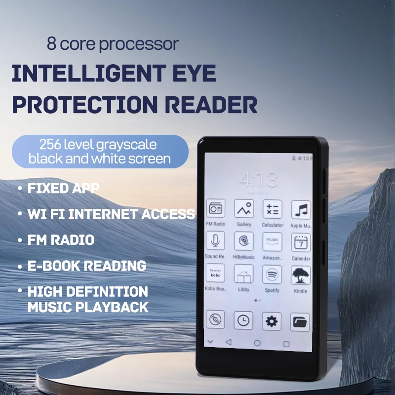 lntelligent eye protection reader 256level grayscale display grayscale black and white screen Universal audiovisual learning