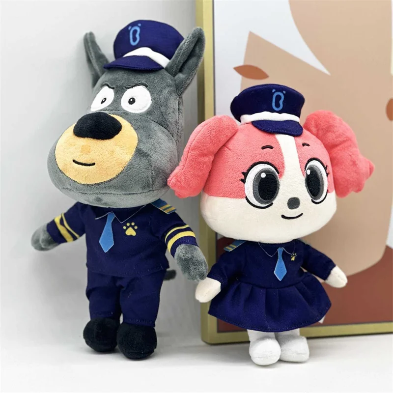 2/3pcs Sheriff Labrador Dog Plush Toy Stuffed Animal Plushie Dolls Detective Security Sergeant Kids Fans Birthday Christmas Gift