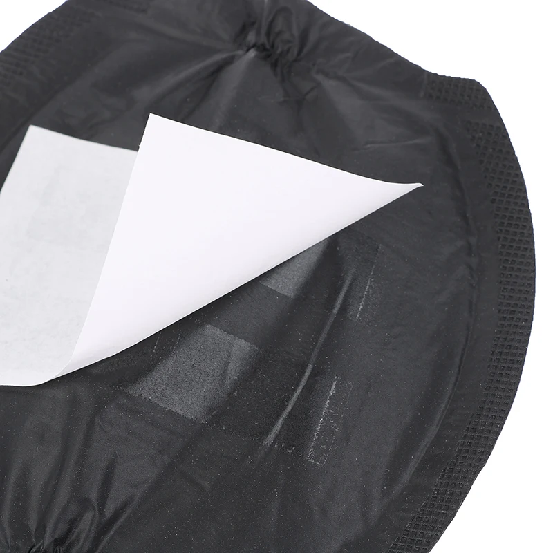 【L】10Pcs Disposable Sweat Pads Private Breathable Urine Pad Sweat Absorbing Paste Sanitary Napkin for Men Black