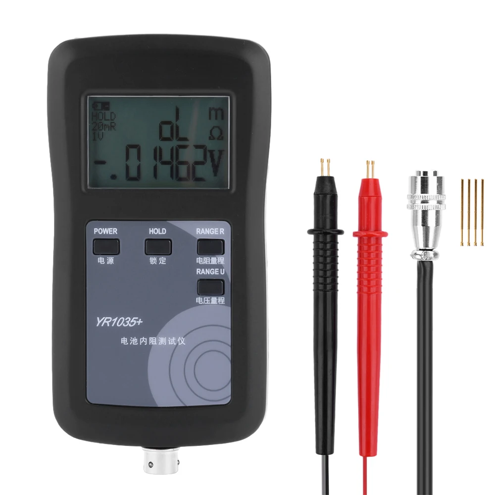Lithium Battery Resistência Interna Tester Bateria de Alta Precisão 4wire Detector Tool Dc0100v Yr1035 Mais Yr1030 +