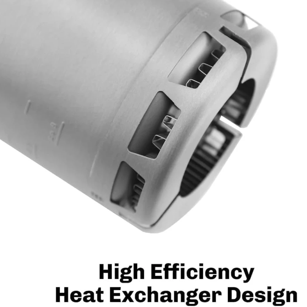 مجموعة أواني طهي للتخييم مقاومة للرياح مع حامل من الفولاذ المقاوم للصدأ وعاء متكامل للمشي لمسافات طويلة في الهواء الطلق وحقيبة الظهر والتخييم والسفر