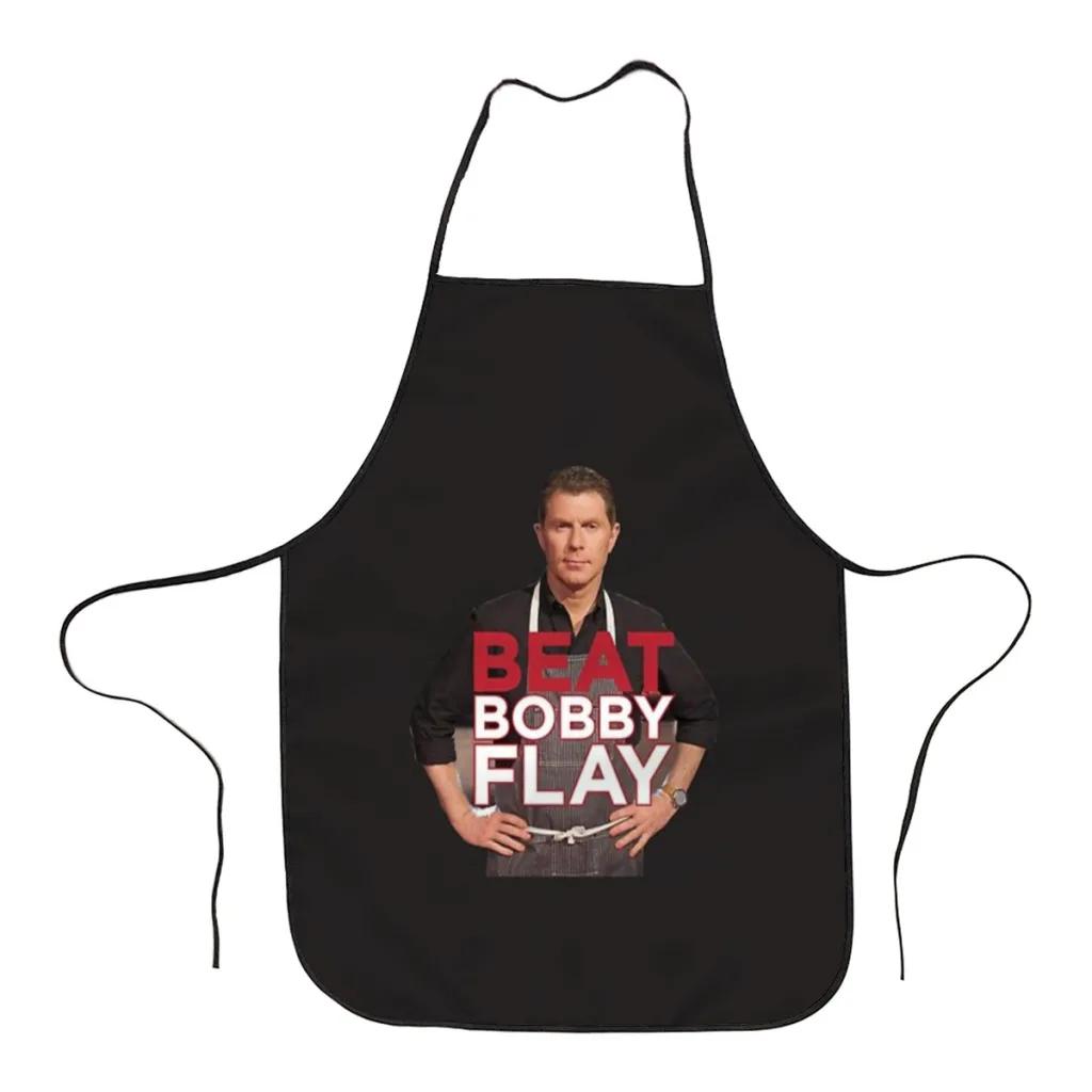 

Beat Bobby Flay Kitchen Women Apron Household Cleaning Composite Pinafore Salon Home Cooking Baking