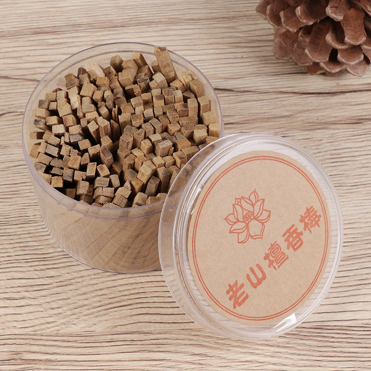 

Natural Sandalwood Incense Sticks Box High Quality Soothing Aroma Negative Energy Removal Meditation Buddha Supplies