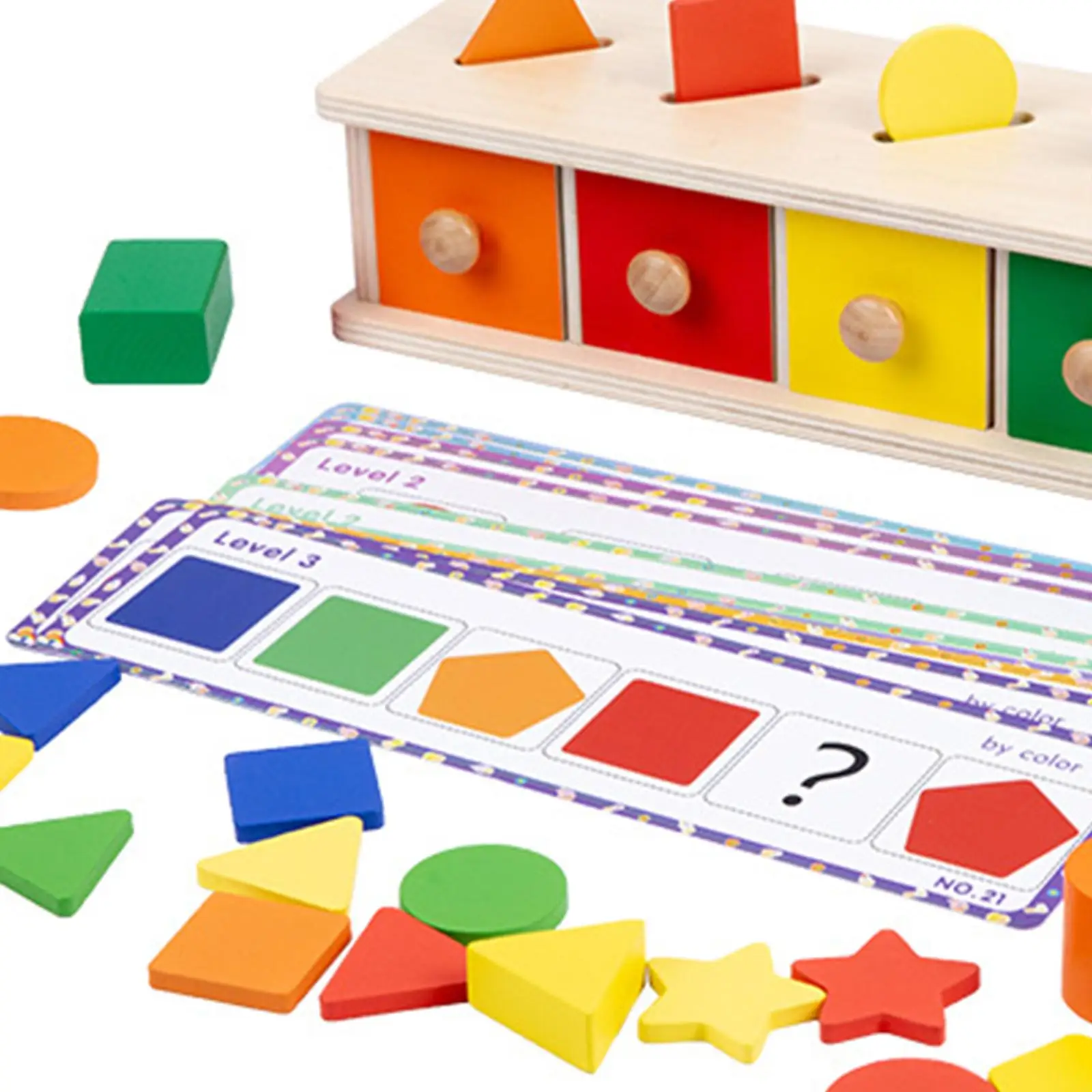 Caja a juego con forma de objeto permanente, juguete para niños, niñas, bebés