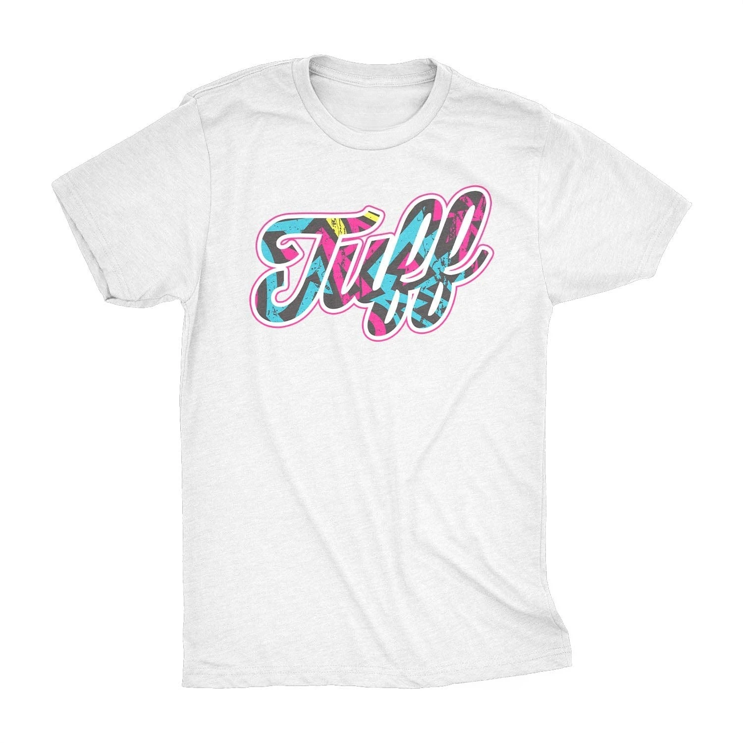 T-shirt en coton 2026 Script Graffiti pour la gym et le fitness quotidien, absorbant la transpiration et respirant