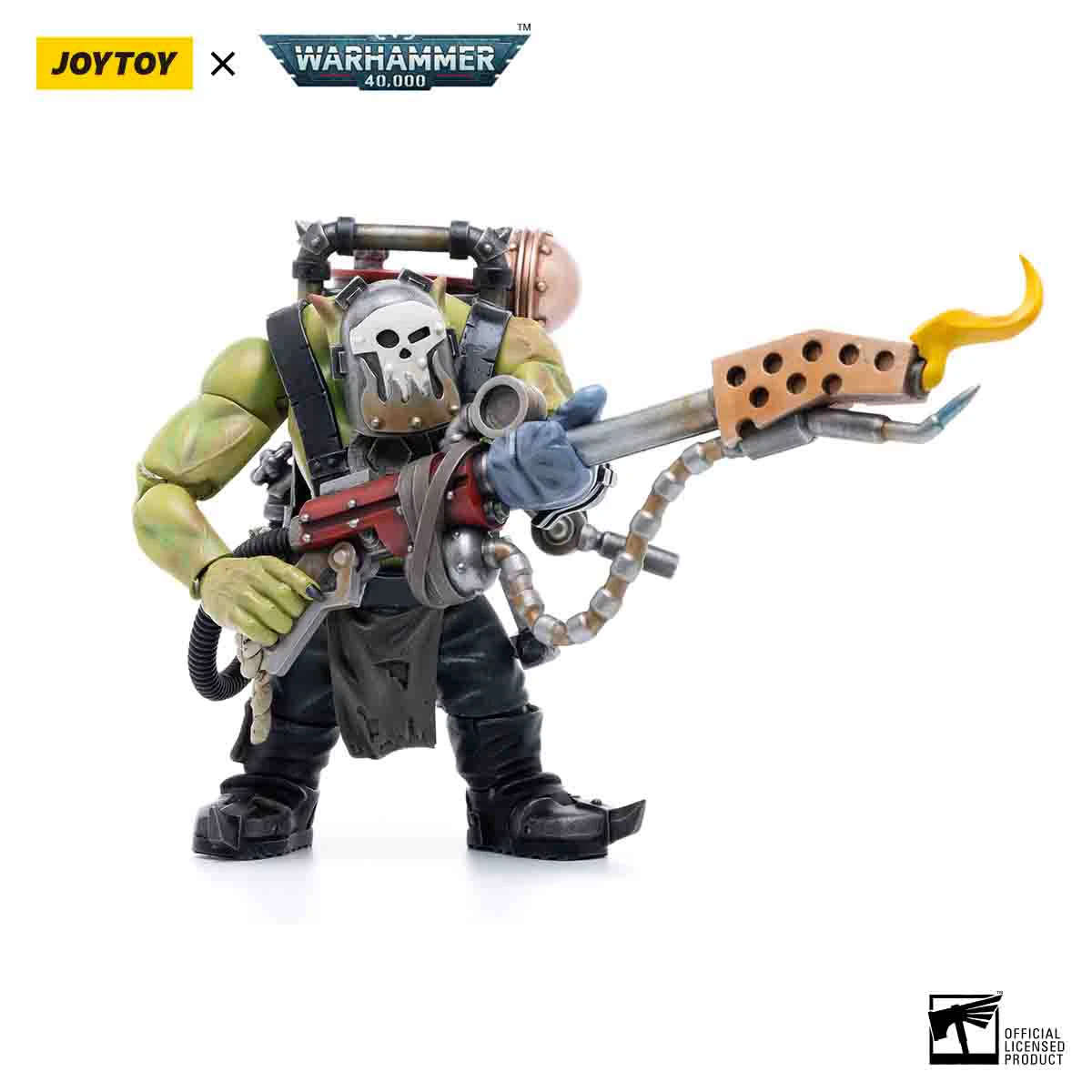 Экшн-фигурки JOYTOY Warhammer 40k 1/18 аниме 12 см Ork Kommandos Nob Nazbog ragrobsnarit Rotbilge balрукаk Коллекционная модель игрушка