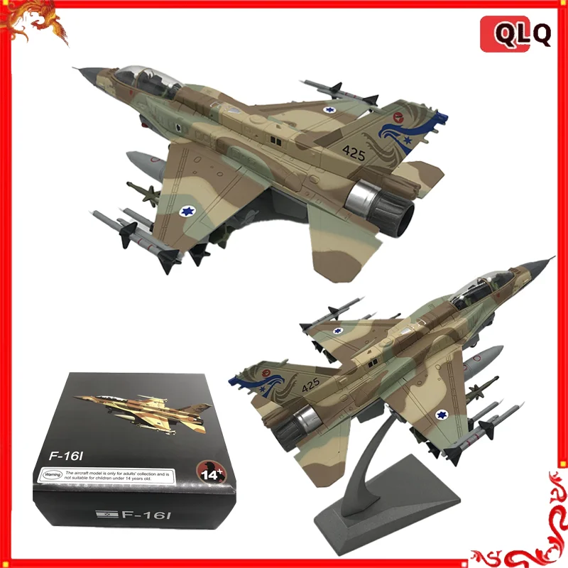 

Литье под давлением из сплава 1:72, израильская имитация буря F-16I, готовая модель истребителя F16 для демонстрации коллекции