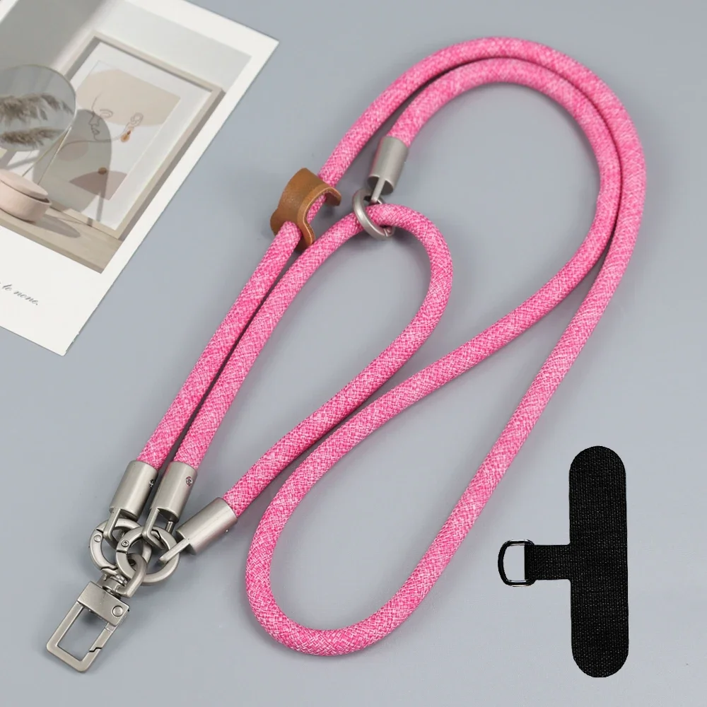 Mobile Phone Lanyard Crossbody Neck Carrying Outdoor Sturdy And Durable 8mm Thick Anti-lost Lanyard