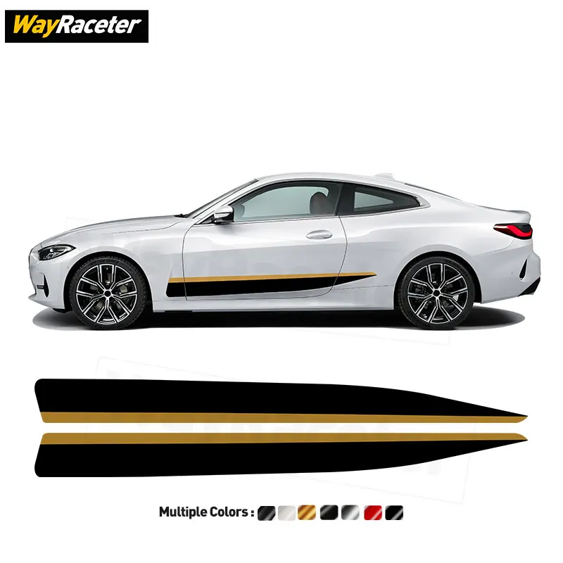 M Performance Door Side Stripes Sticker Vinyl Decal For BMW G22 440i G23 Convertible 4 Series Coupe 2022 2023 2025 Accessoeries