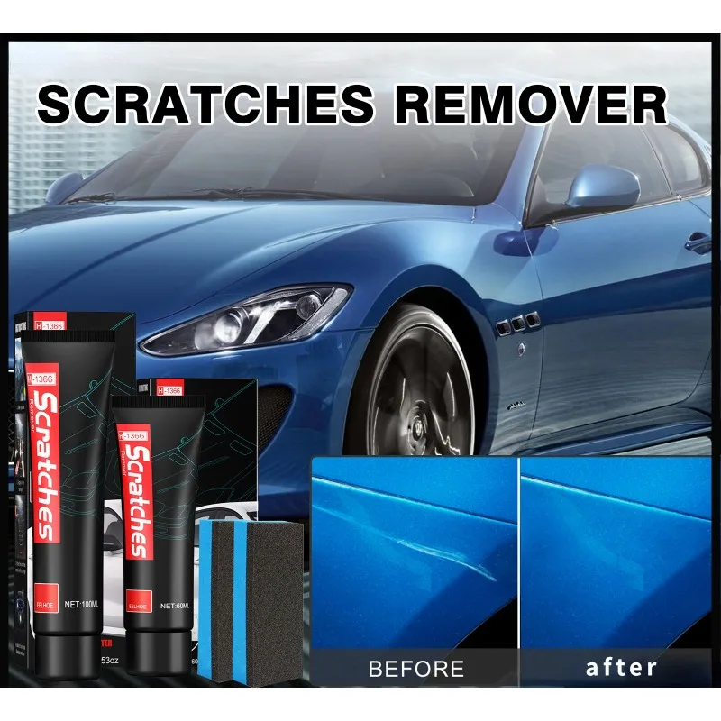 

Cars Scratch Remover Paste Instant Erase Car Scratches Car Scratch Remover For Deep Scratches Car Scratch Remover For Scuffs