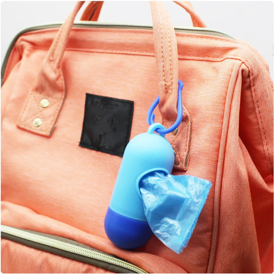 

Portable Hook-on Stroller Diaper Bags Waterproof Nappy Organizer Case for Baby Trash Rubbish Garbage Disposal Random Color