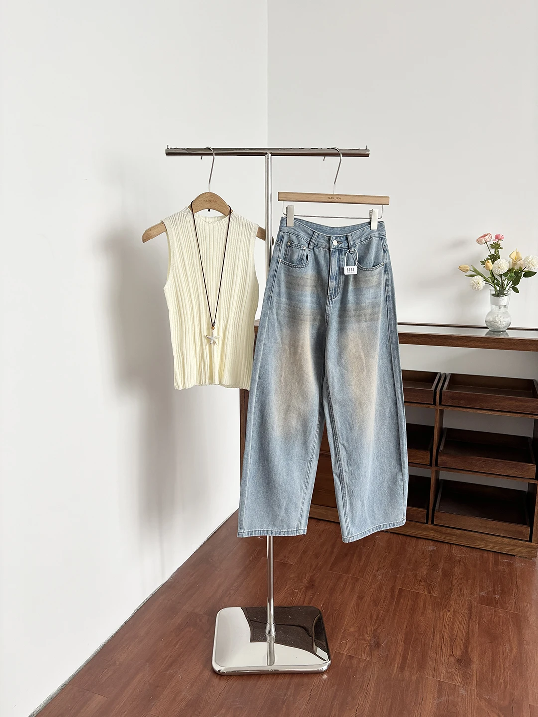 

2026 New High Waist Draped Loose Women's Jeans Retro Chic Denim Pants Versatile Summer Fashion plus Size Wide Leg Trousers