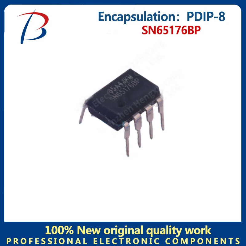10pcs SN65176BP package PDIP-8 5.25V 70mA communication interface integrated circuit