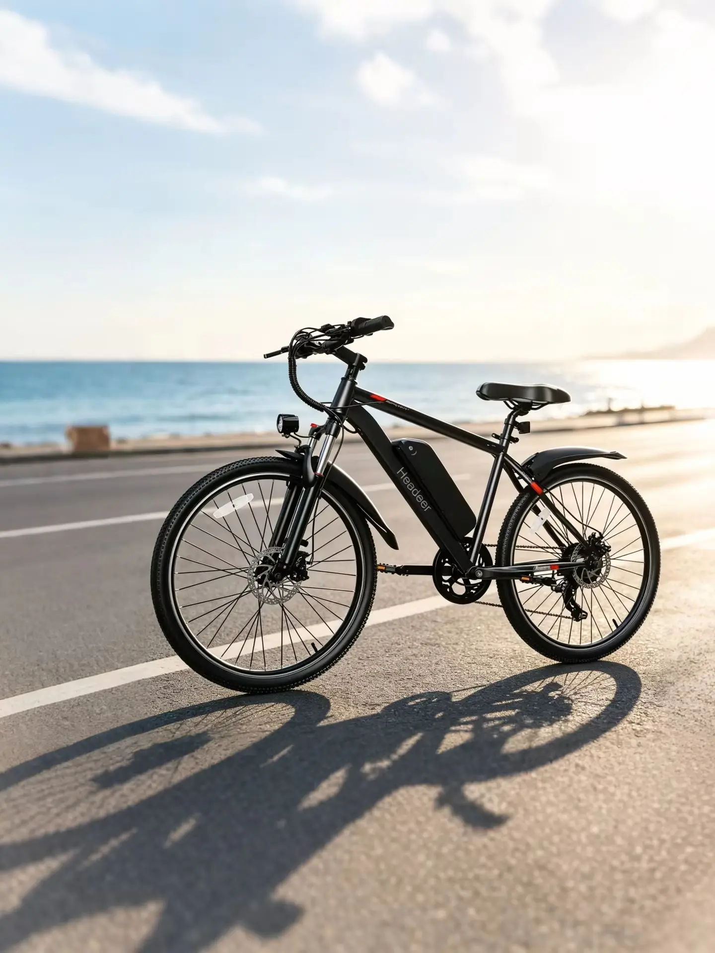 HEADEER BK1350 E-Bike 48V15AH Batterie Doppel-Federung Stoßdämpfung Elektrofahrrad 26" Reifen Elektro-Mountainbike 【Beschriftet mit 13AH】