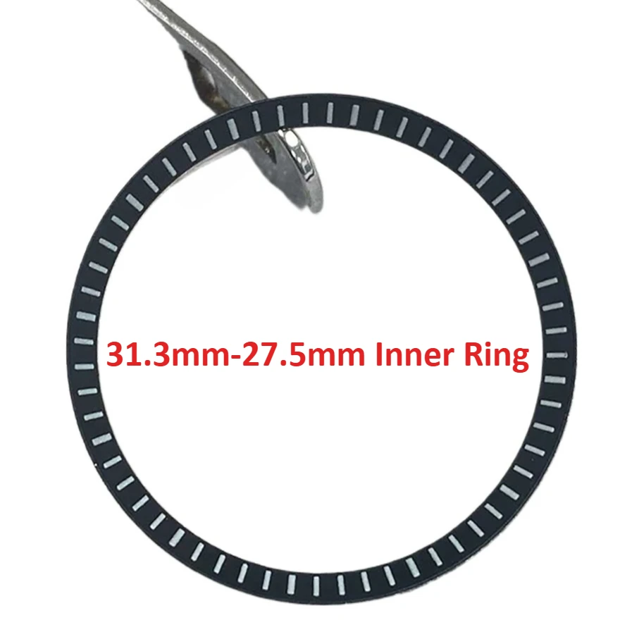 

31.3mm Inner Ring Chapter Ring for NH35 NH36 4R 6R SKX007 SKX009 Watch Modified Parts Dial Ring