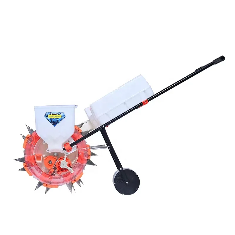 آلة بذارة الذرة التي يتم دفعها يدويًا ABS الأكثر مبيعًا، زرع الأرز للزراعة، مضخة تصنيع الحدائق الجديدة #4