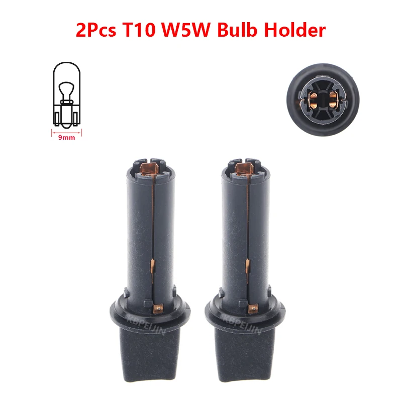 

For Hyundai Elantra Genesis Veloste Clearance Light Socket T10 W5W Bulb Holder Car Lamp Replacement Parts 2PC