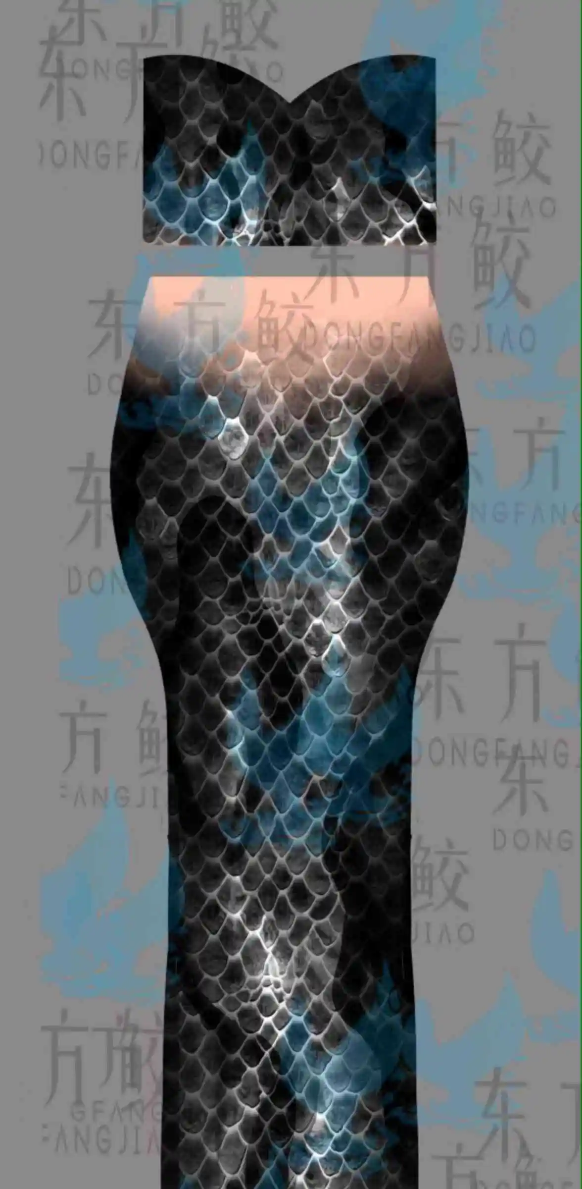 2025 New Super Long Snake Tail Swimsuit Clothing Adult Swimming Python Green Snake Cosplay Marine Museum Stage Performance