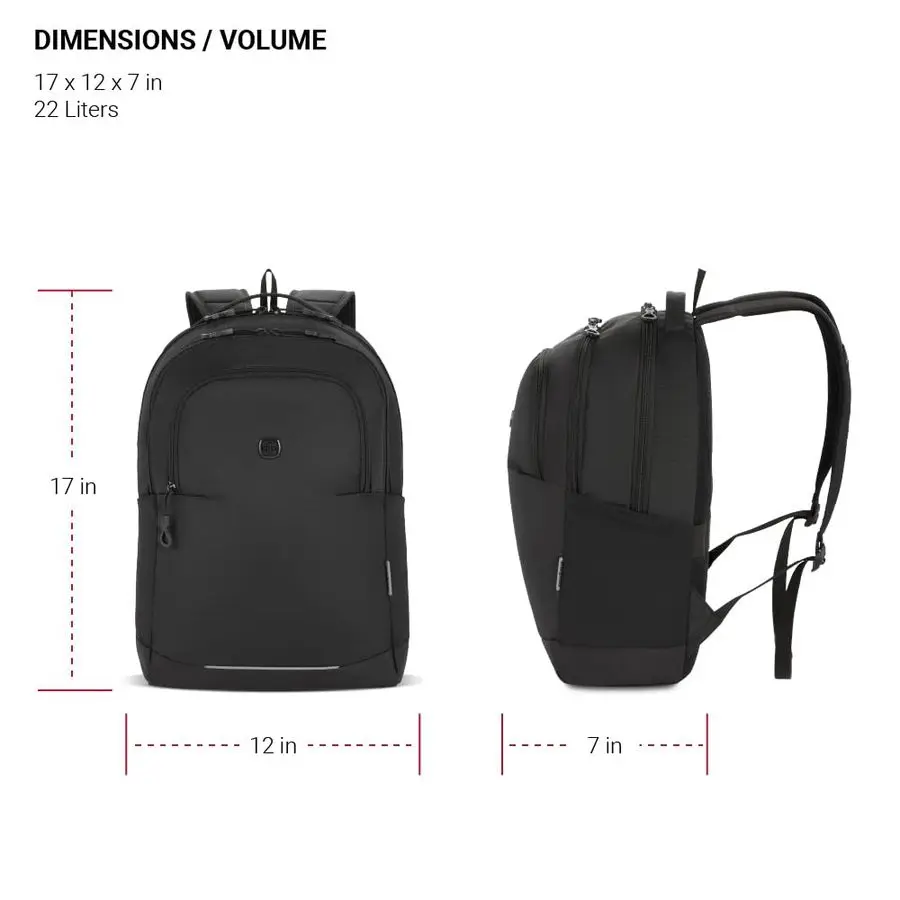 

Рюкзак для ноутбука Orientation, черный, 17x12x7