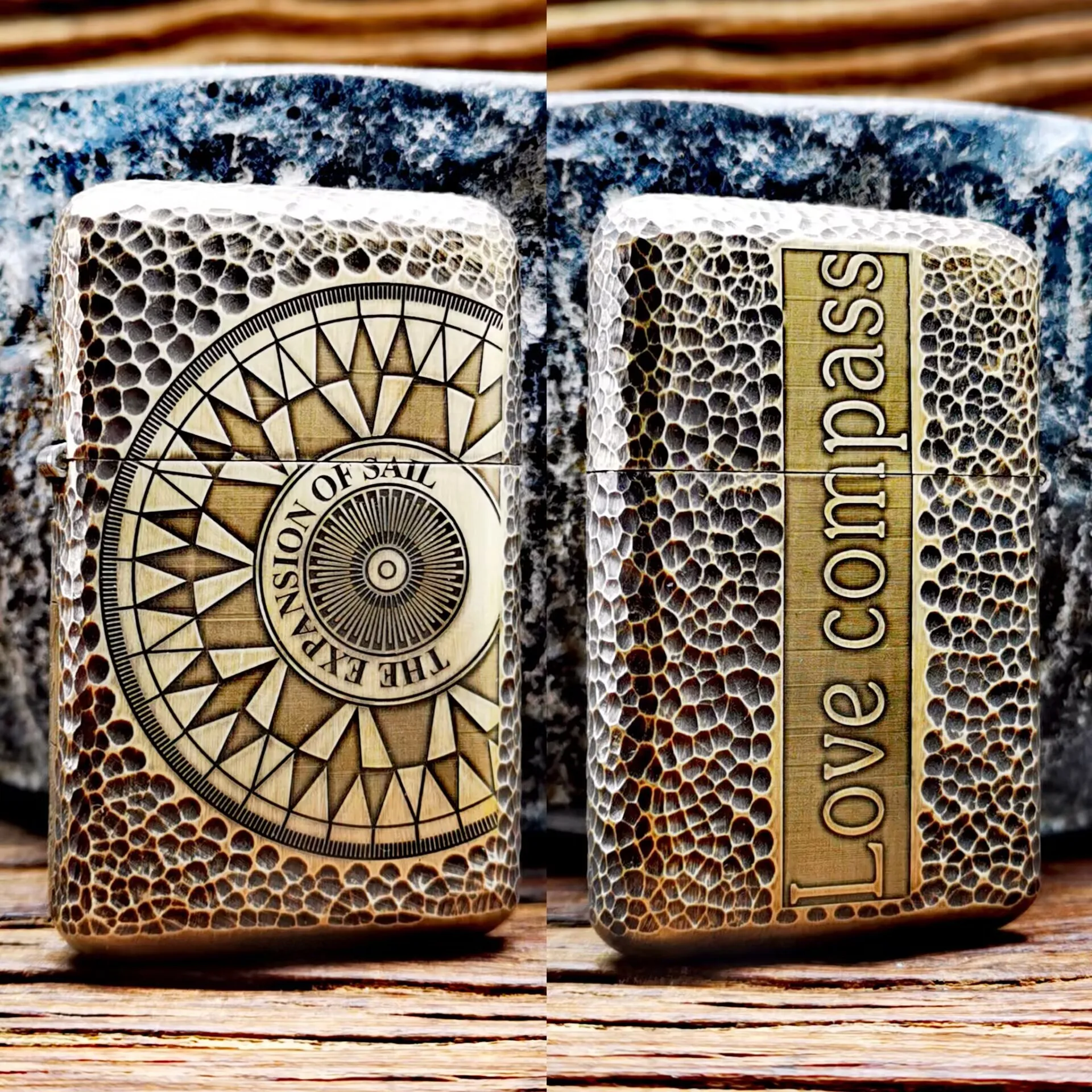 

Масляная зажигалка из чистой меди с ручной гравировкой, ультратонкая ветрозащитная и старая герметизирующая зажигалка 3-го поколения, креативный мужской подарок