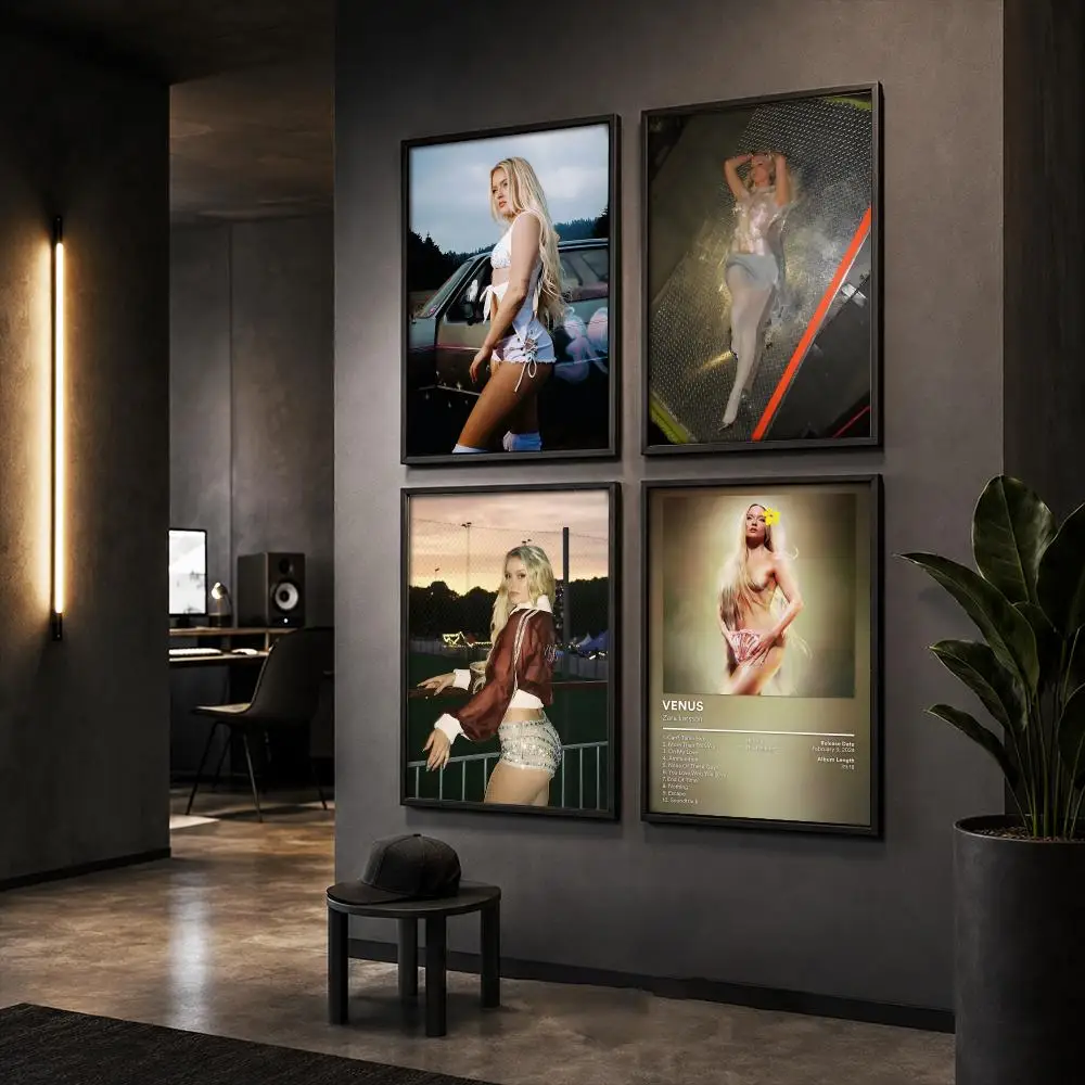 Zara L-Larsson Rapper Album Poster HD Wall Art Wall Stickers Home Living Room Bedroom Bar Office Decor Prints