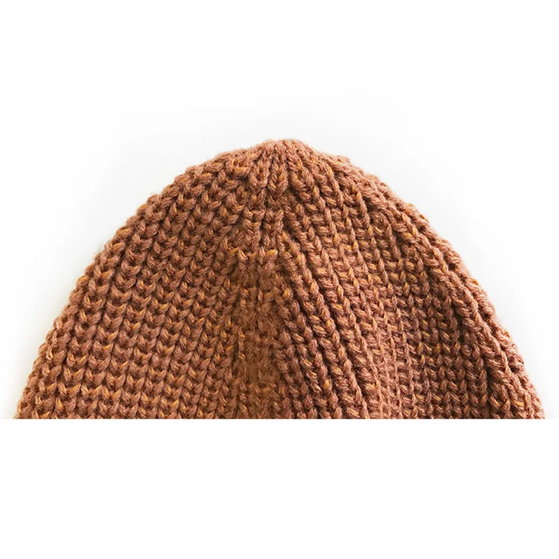 Winter Adult Broken Hole Knitted Hat for Women and Men Vintage Personality Beggar\'s Beanies Ski Cap for Kid 1 piece