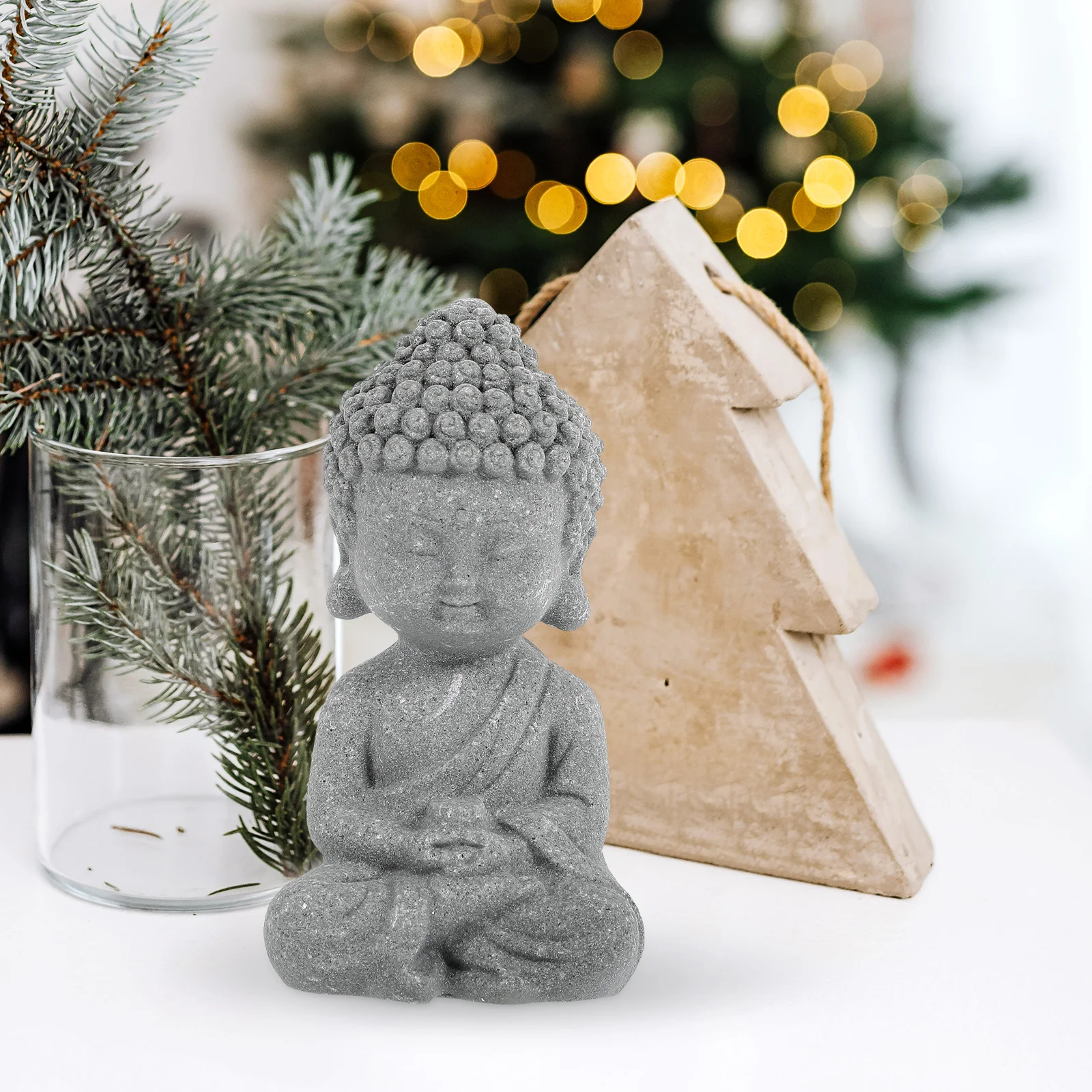 

Small Buddha Resin Material Desktop Decor Fish Tank Buddha Fish Tank Aquarium Sculpture Mini Figurine