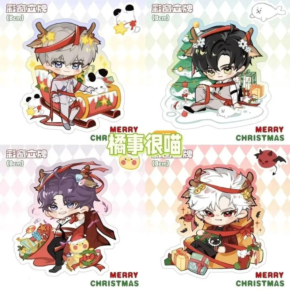 أنيمي الحب والعميق سيلوس Q نسخة الملونة ويندوز الاكريليك حامل لطيف نموذج لوحة تأثيري عيد الميلاد فتاة هدية