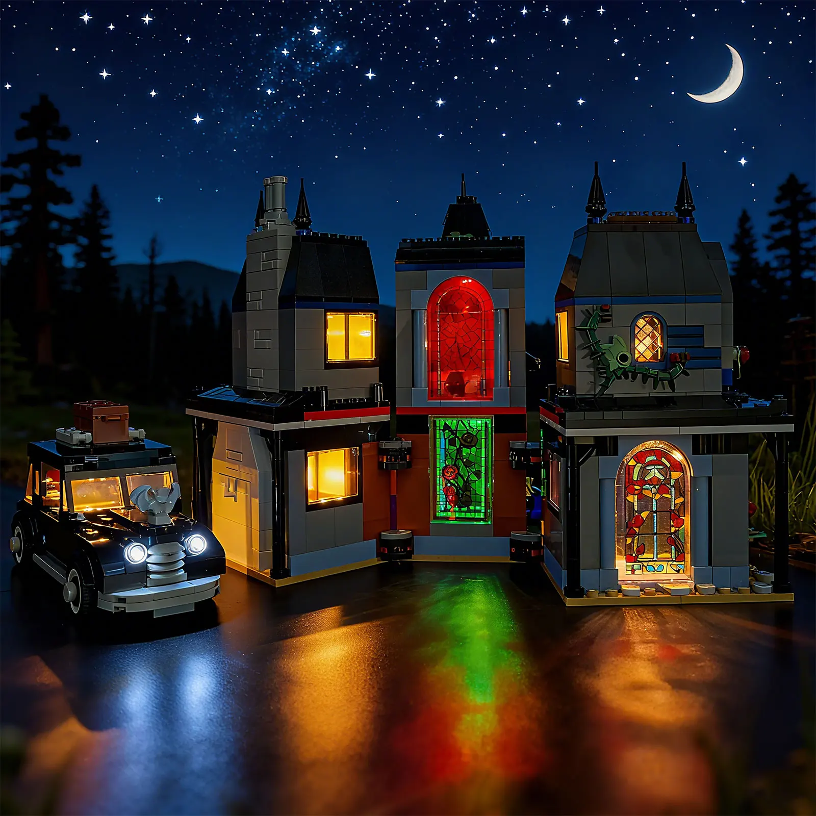 LYBMTWF LED Lighting Kit Compatible with Lego 76786 Manor Model (NOT Include building Brlocks)