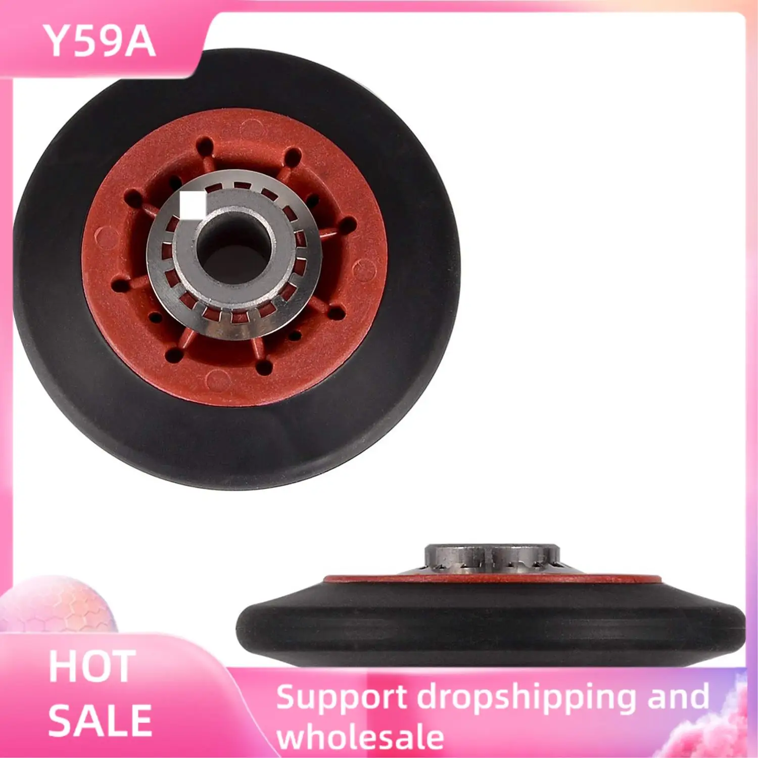 

Y59A, 2 комплекта, ролик сушильного барабана, подходящий для Whirlpool 8536974 и 349241T