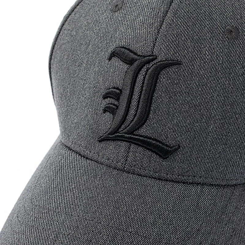 Fitted Full Stretch Closed Letter L Cap Hat Lawliet Flexible Bill New Trucker Men Flex Dad Hip Hop Baseball Sun Visor Era